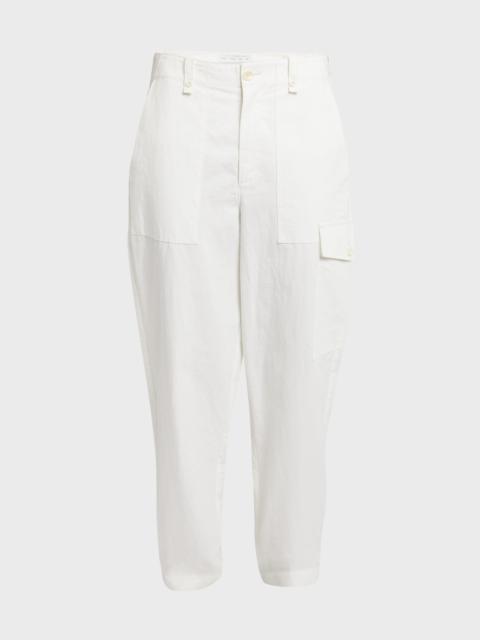 Proenza Schouler Octavia Cotton-Linen Pants