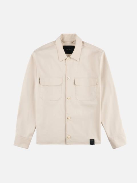 HOGAN Shirt jacket in bi-stretch satin