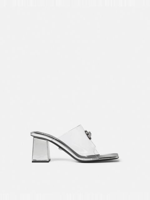 Medusa Buckle Transparent Sandals