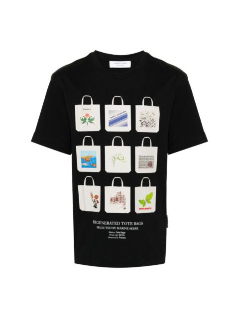 Tote Bags-print T-shirt