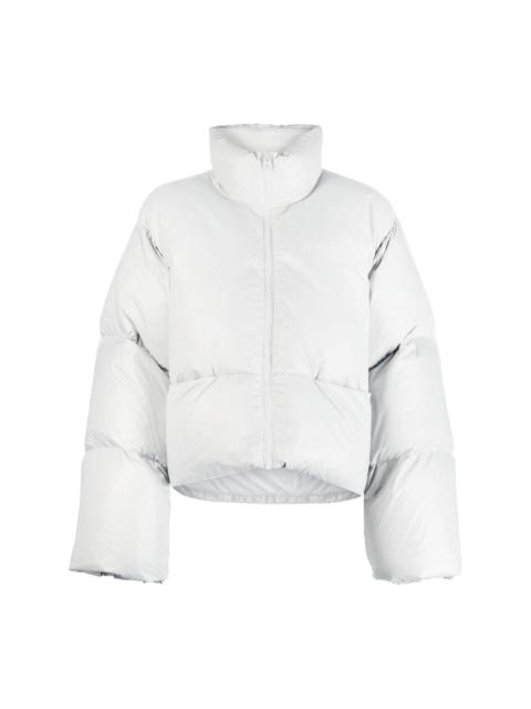 LOW CLASSIC high-neck puffer jacket
