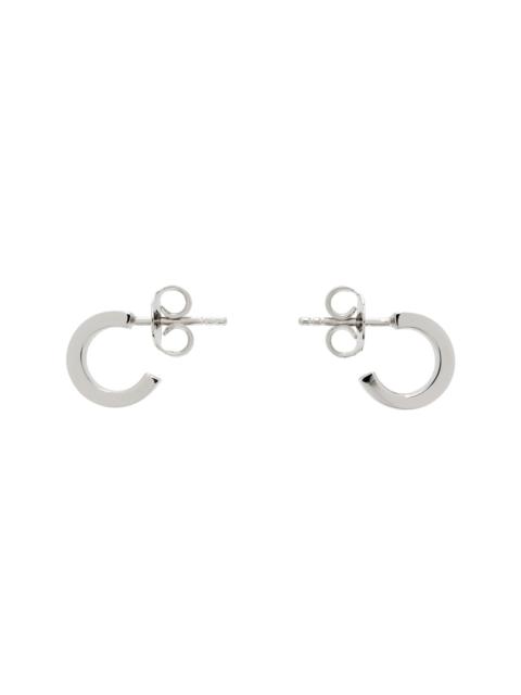 MM6 Maison Margiela Numeric Minimal Signature Hoop Earrings