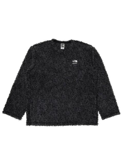 Supreme x The North Face High Pile Fleece Long-Sleeve Top 'Black'