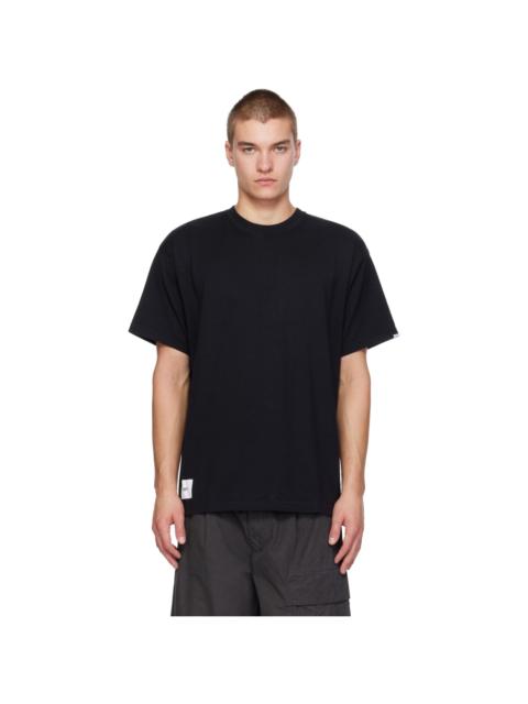 WTAPS Black Sign-YD S/S Cotton T-shirt