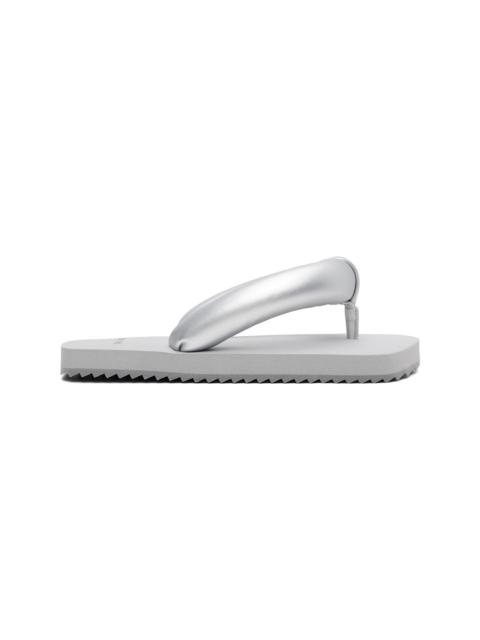 YUME YUME SSENSE Exclusive Silver Suki Flip-Flops