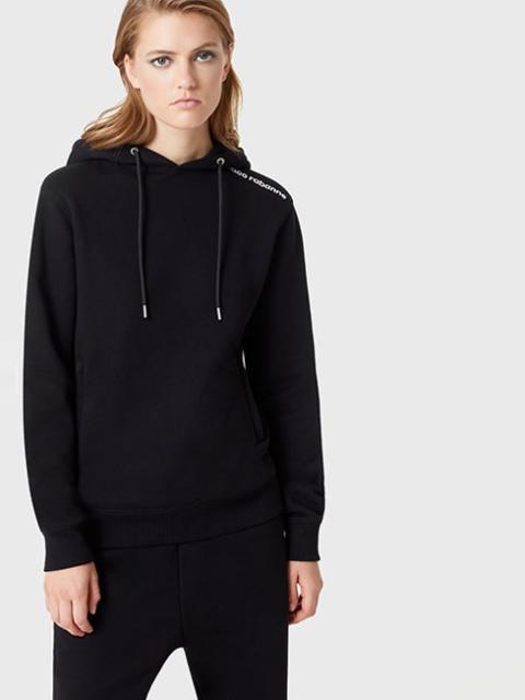 rabanne BODYLINE JERSEY HOODED SWEATSHIRT