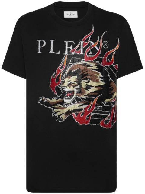 PHILIPP PLEIN rhinestone-embellished cotton T-shirt