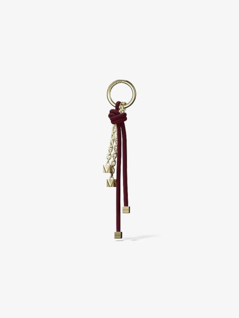 MICHAEL KORS Gold-Tone and Cord Bag Charm
