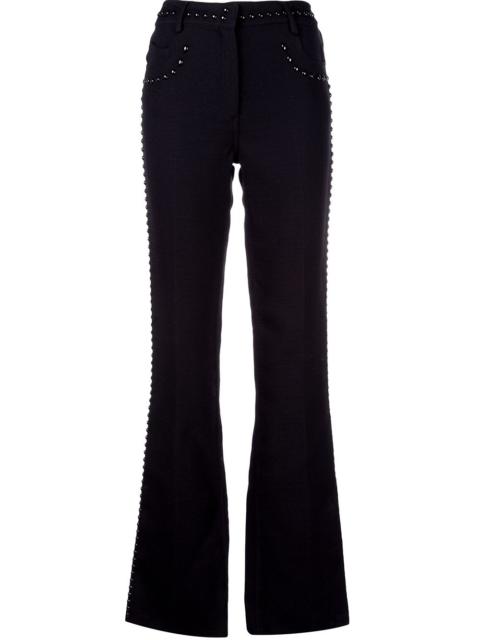 GIAMBATTISTA VALLI studded bootcut jeans