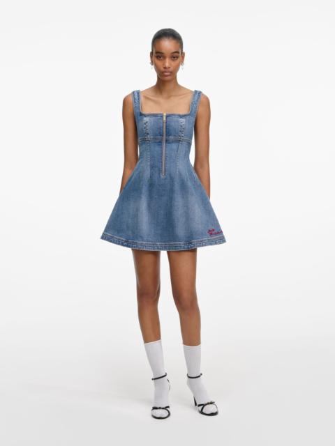 self-portrait Denim Mini Dress
