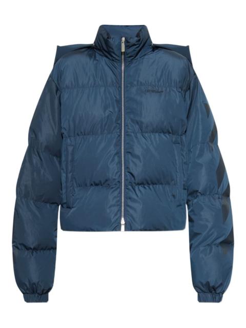 Off-White arrow-print padded jacket