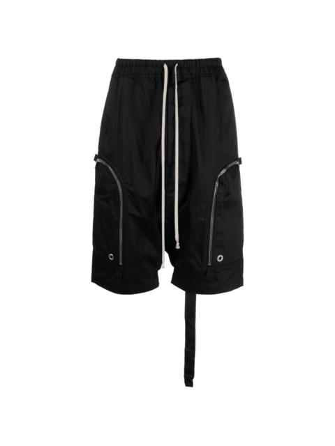 drawstring-waist Bauhaus shorts