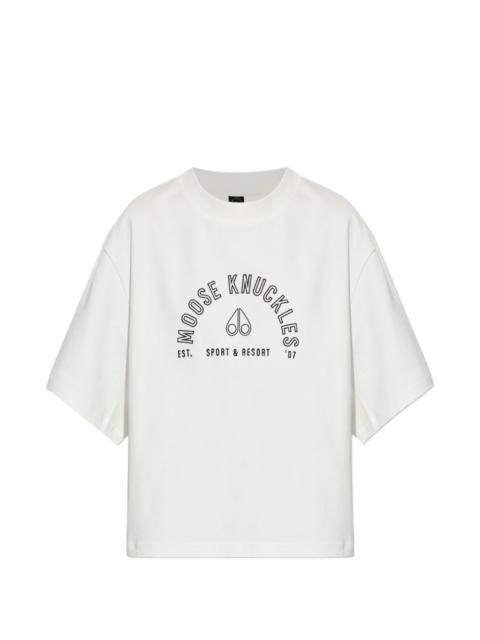 MOOSE KNUCKLES logo-print T-shirt