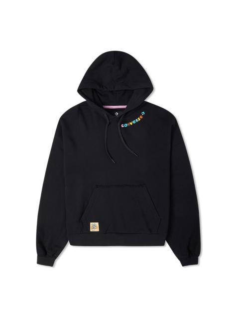 Converse (WMNS) Converse Crafted Fashion Graphic Hoodie 'Black' 10024178-A01