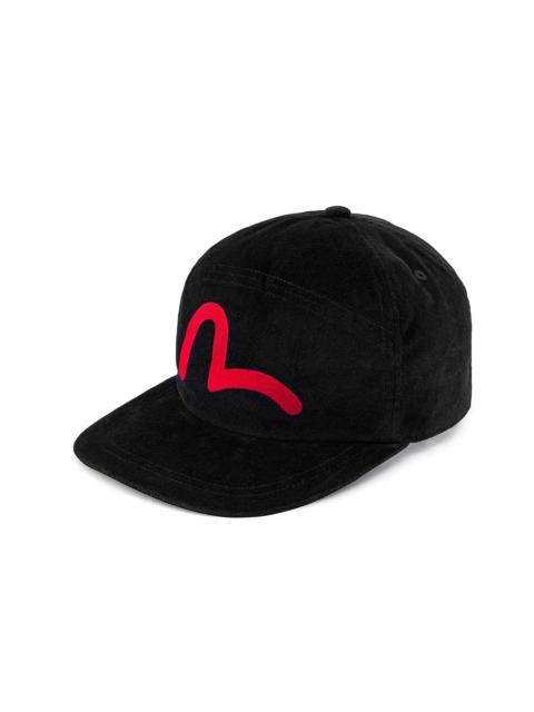 EVISU Seagull Appliqué Velvet Tucker Hat