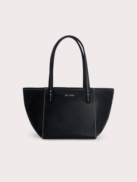 BY FAR Bar Tote Black Box Calf Leather