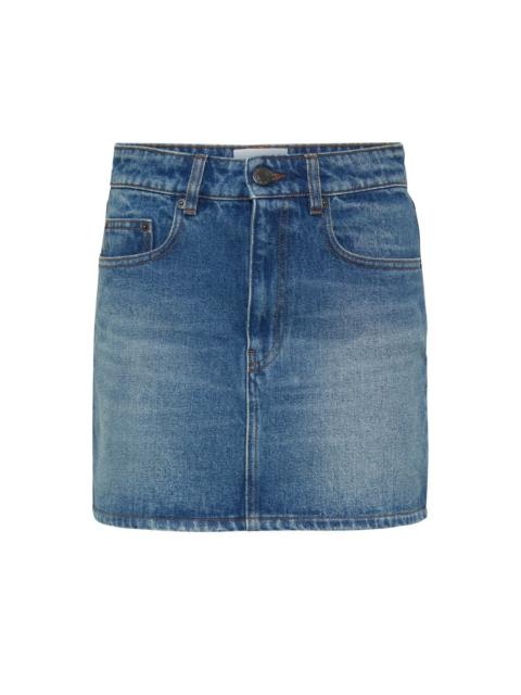 Denim mini skirt