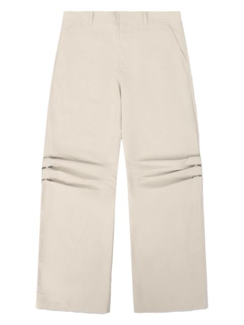 HELIOT EMIL™ Ferro pleated-panel trousers