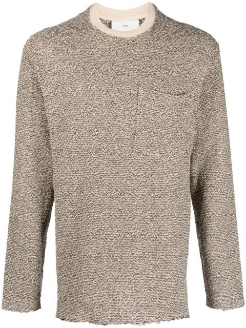 Song for the Mute long-sleeve distressed sweatshirt