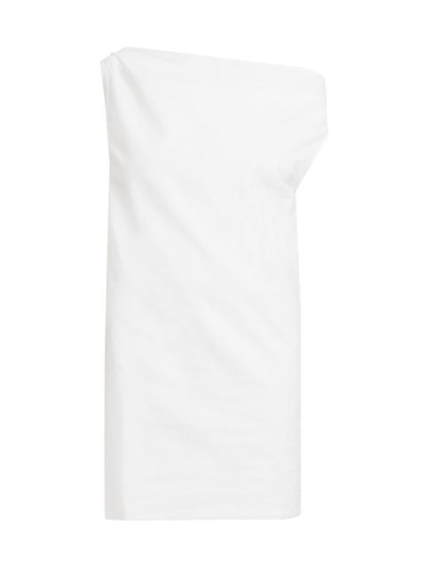 armarium Women's Tiche Cotton-Blend Draped Minidress - White