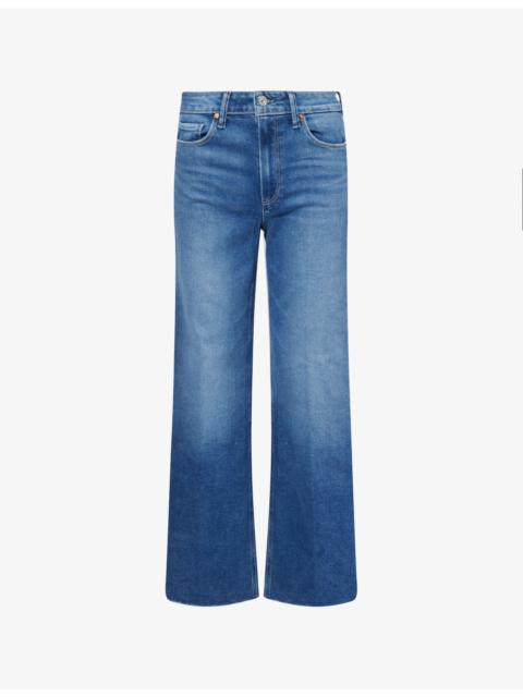 PAIGE "Anessa 31"" Wide-Leg Denim Jeans"
