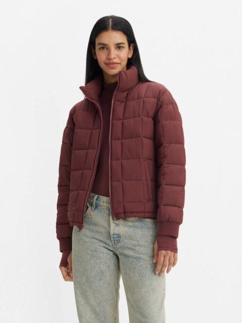 BOX QUILTED PUFFER JACKET