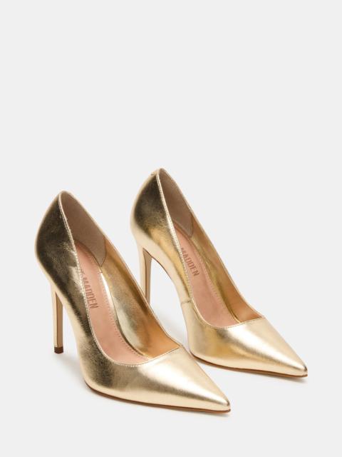 STEVE MADDEN NOIR GOLD LEATHER