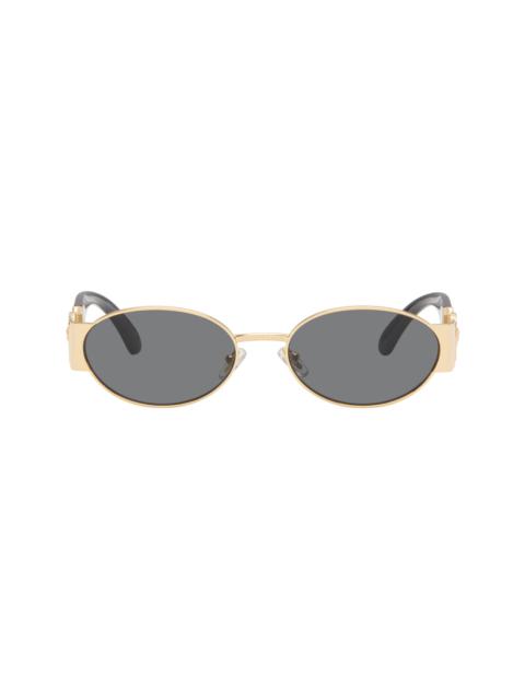 VERSACE Gold Medusa Biggie Sunglasses