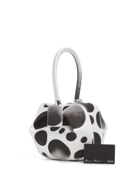 GABRIELA HEARST Adam Pendleton x Gabriela Hearst Nina Bag in Black & White Satin № 24