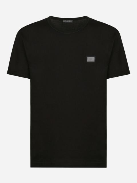 Dolce & Gabbana Cotton T-shirt with branded tag