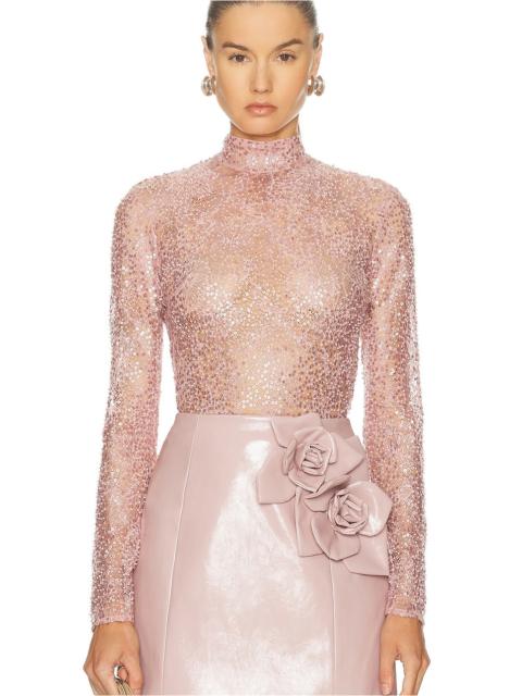 AKNVAS Bente Beaded Top