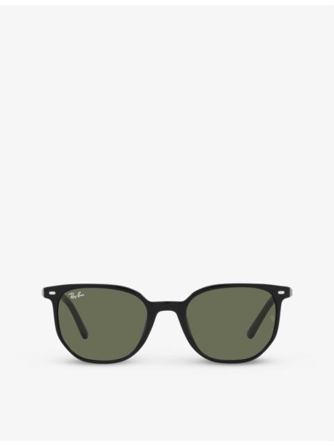 Ray-Ban RB2197 Elliot geometric-frame acetate sunglasses