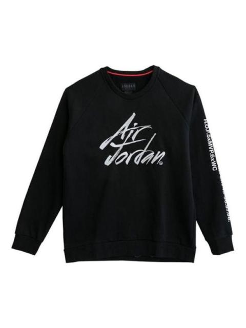 Jordan Air Jordan Sportswear Greatest Fleece Lined Round Neck Pullover Black AV6003-010
