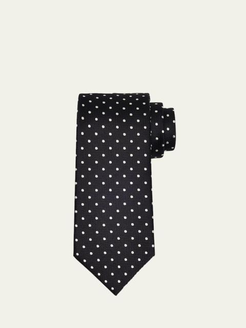 TOM FORD Men's Polka Dot Silk Tie