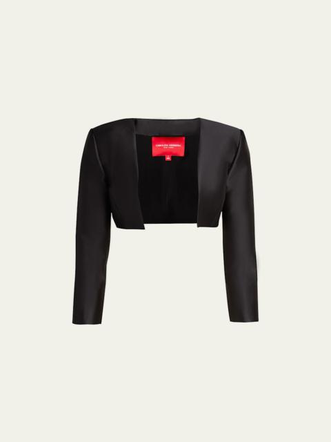 CAROLINA HERRERA Icon Mikado Bolero Jacket