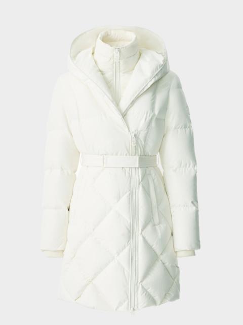MACKAGE AYUMI 2-in-1 Long Down Coat with Bib
