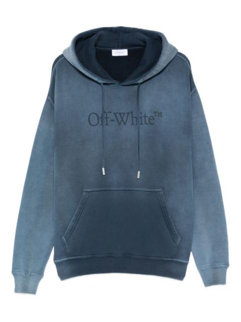 Off-White logo-embroidered hoodie
