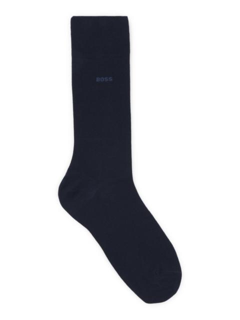 BOSS STRETCH-COTTON SOCKS IN A REGULAR LENGTH