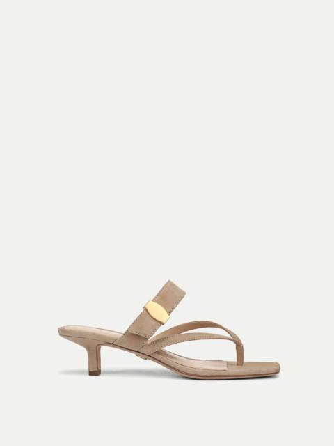 VERONICA BEARD SALVA DASH KITTEN-HEEL SANDAL