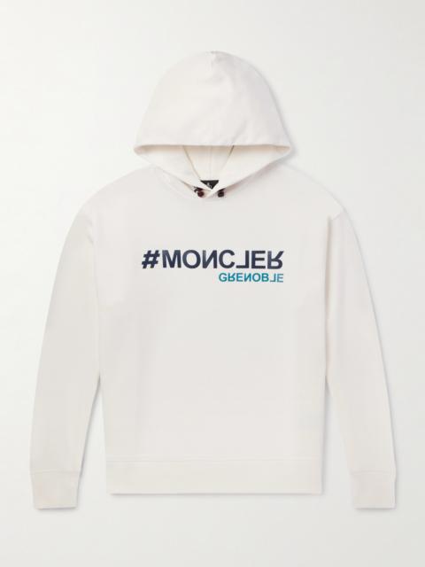 Moncler Grenoble Logo-Appliquéd Cotton-Jersey Hoodie