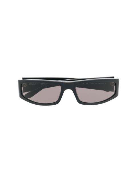 courrèges slim regtangular sunglasses