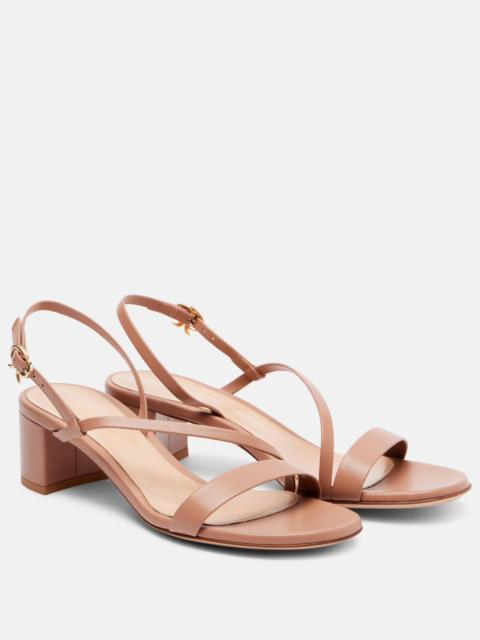 Gianvito Rossi Betsey 45 leather sandals