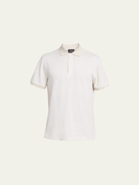 Brioni Men's Cotton Polo Shirt