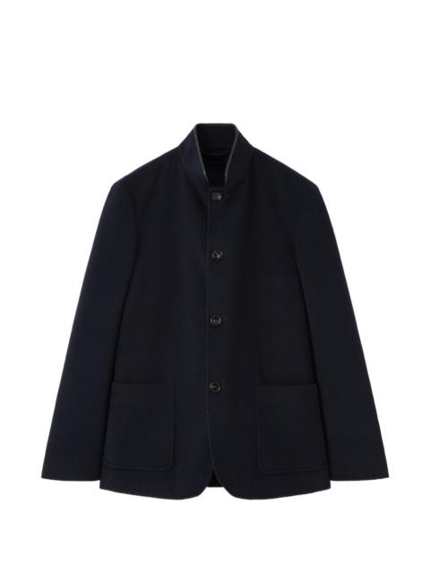 Loro Piana Spagna button-fastening patch-pocket jacket