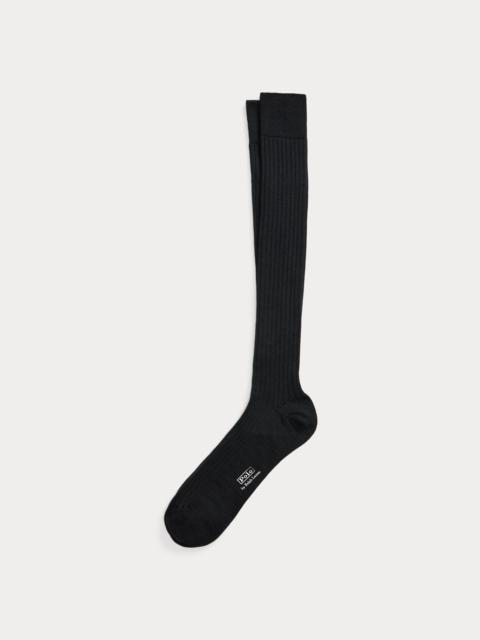 Polo Ralph Lauren Ribbed Wool-Blend Over-the-Calf Socks