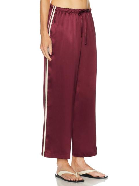 DONNI. The Silk Stripe Crop Pant