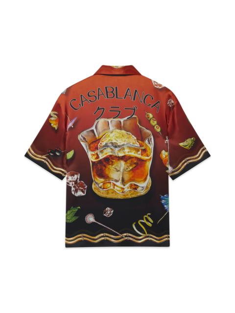 CASABLANCA Casa Club Sunset Silk Shirt