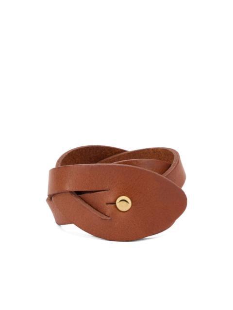 FABIANA FILIPPI braided leather bracelet