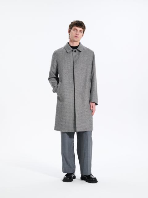 Mackintosh Dunkeld Houndstooth Wool Coat