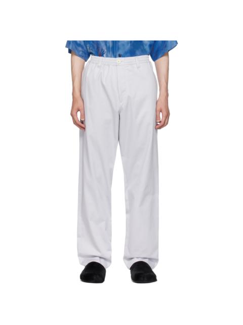 Blue Drawstring Trousers